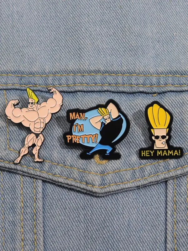 Cartoon Movie Character Brooch Set, Cute Enamel Pin for Daily Clothing Decor, Trendy All-match & Exquisite Brooch for Birthday Gift 2