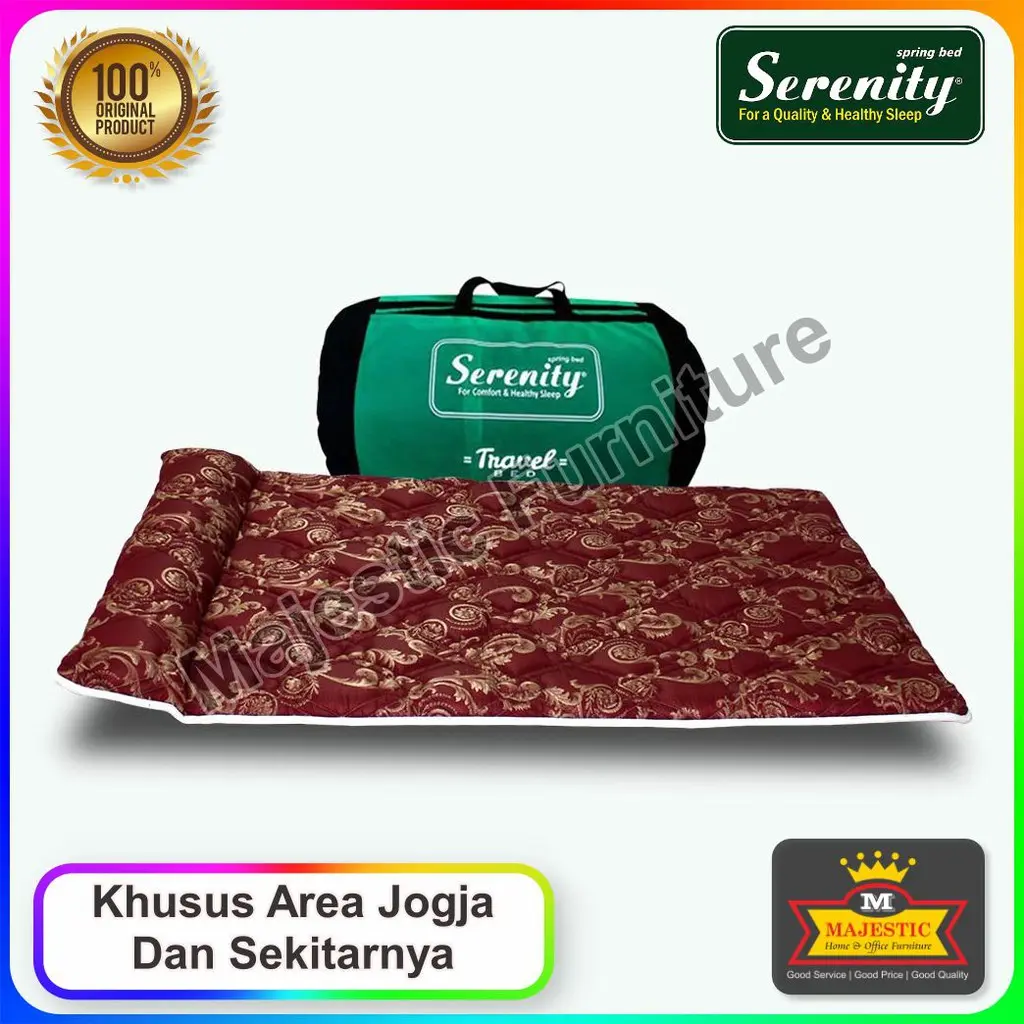 Travel Bed/Kasur Lantai Serenity 90/120 - Jogja