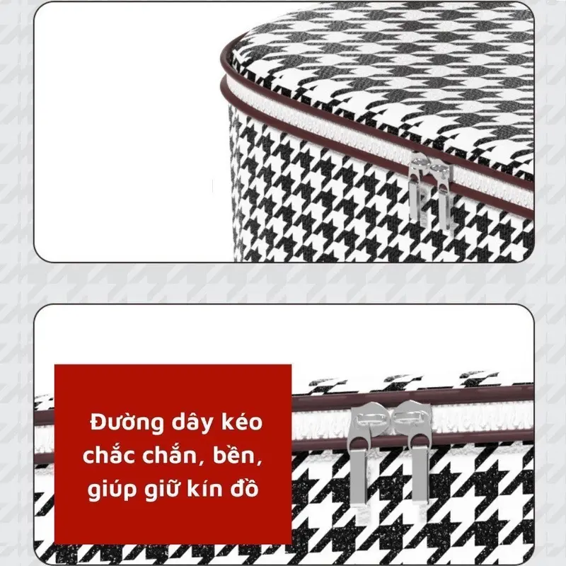Giỏ đựng quần áo bằng vải Oxford(100L,140L ,180L,210L),túi đựng chăn màn đa năng,có thể gấp gọn,giỏ cất trữ trang trí 3