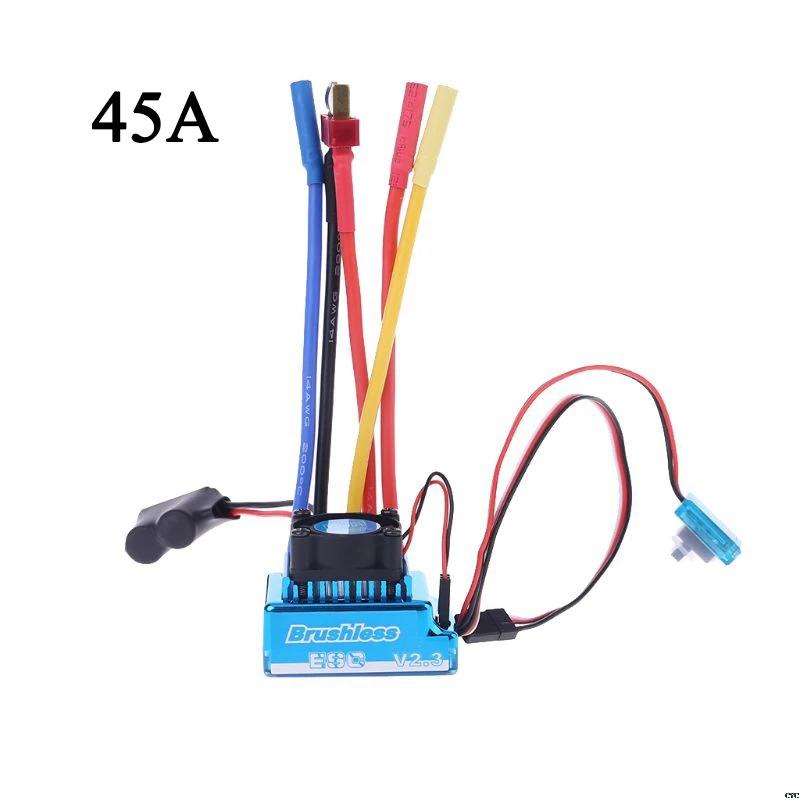 Waterproof 45A 60A 80A 120A Brushless ESC Electric Speed Controller Dust-proof for 1/8 1/10 1/12 RC Car Crawler RC Boat Part 5