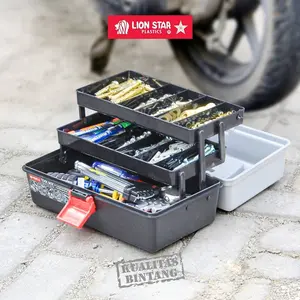 Lion Star JX-19 Tool Box 01 - Kotak Perkakas bertingkat / Tempat Pertukangan tool  box
