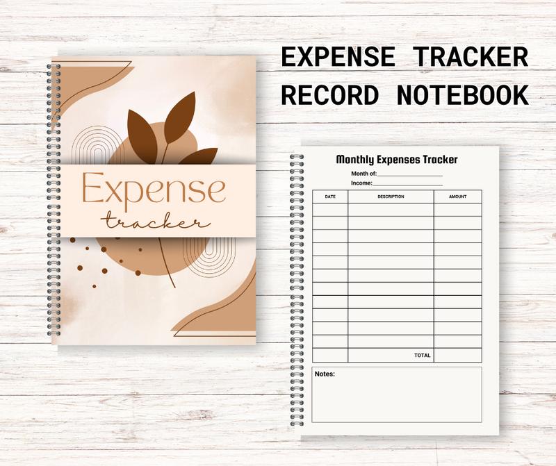 Expense Tracker Notebook Record Book 70 Pages Wire Bind - TikTok Shop ...