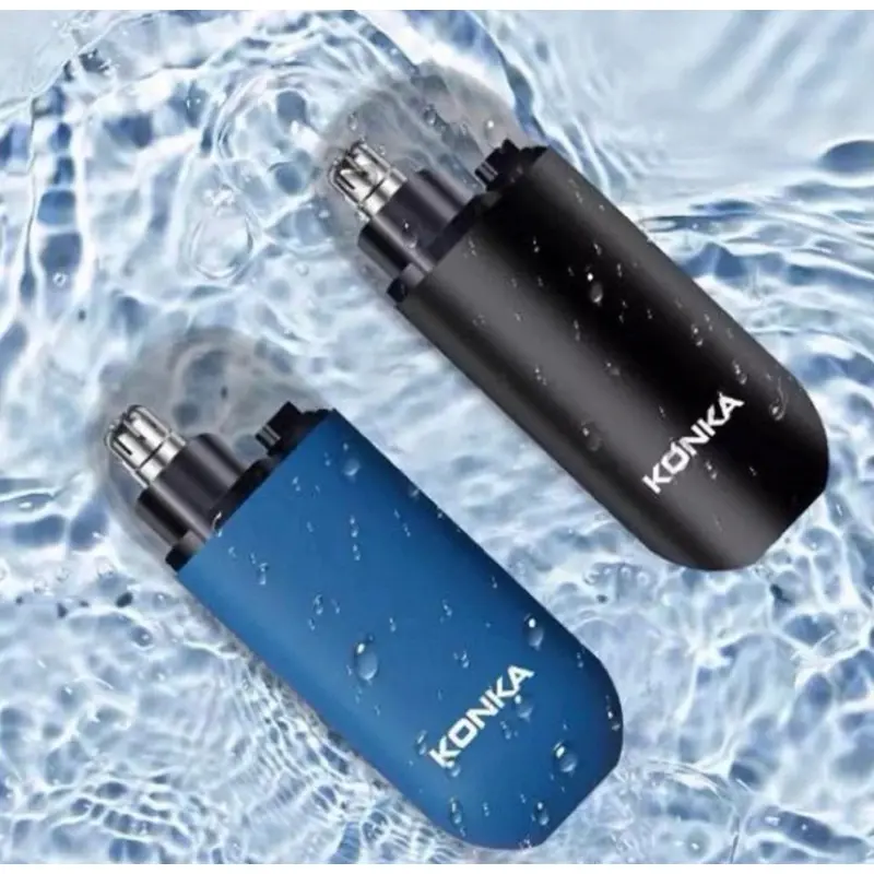 Máy cắt tỉa lông mày mũi điện mini KONKA, Máy tỉa lông mũi thông minh chống nước sử dụng pin sạc vệ sinh dễ dàng, Máy cạo râu 6