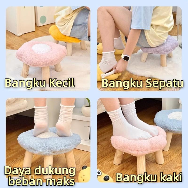 Product Introduction of [Vixplorn]Bangku Anak-anak Kelopak Sofa Bulat Kursi Stool   Sofa Bangku Minimalis / Bangku Kaki/Sofa Bulat Diameter 25CM 24