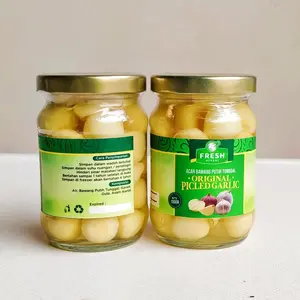 Acar Bawang Putih Tunggal  Netto Bawang 110 Gr Halal Food