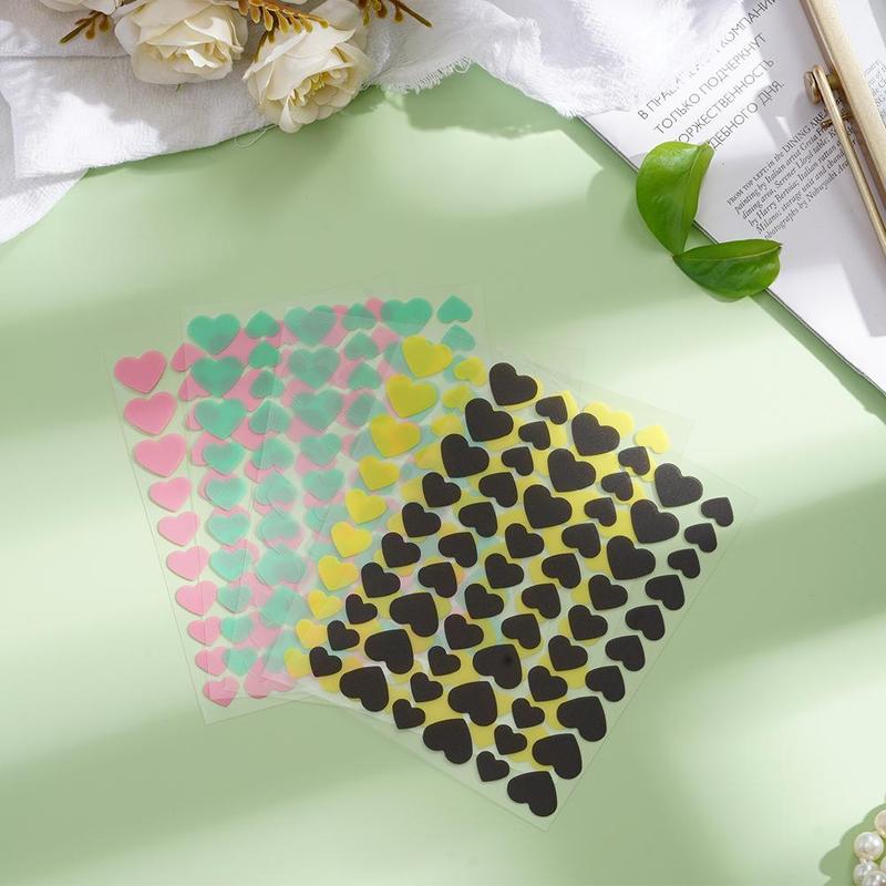 Product Introduction of 60pcs/pack Acne Patch PE Colorful Heart Shape Acne Patch Invisible Concealer Waterproof Acne Patch 24