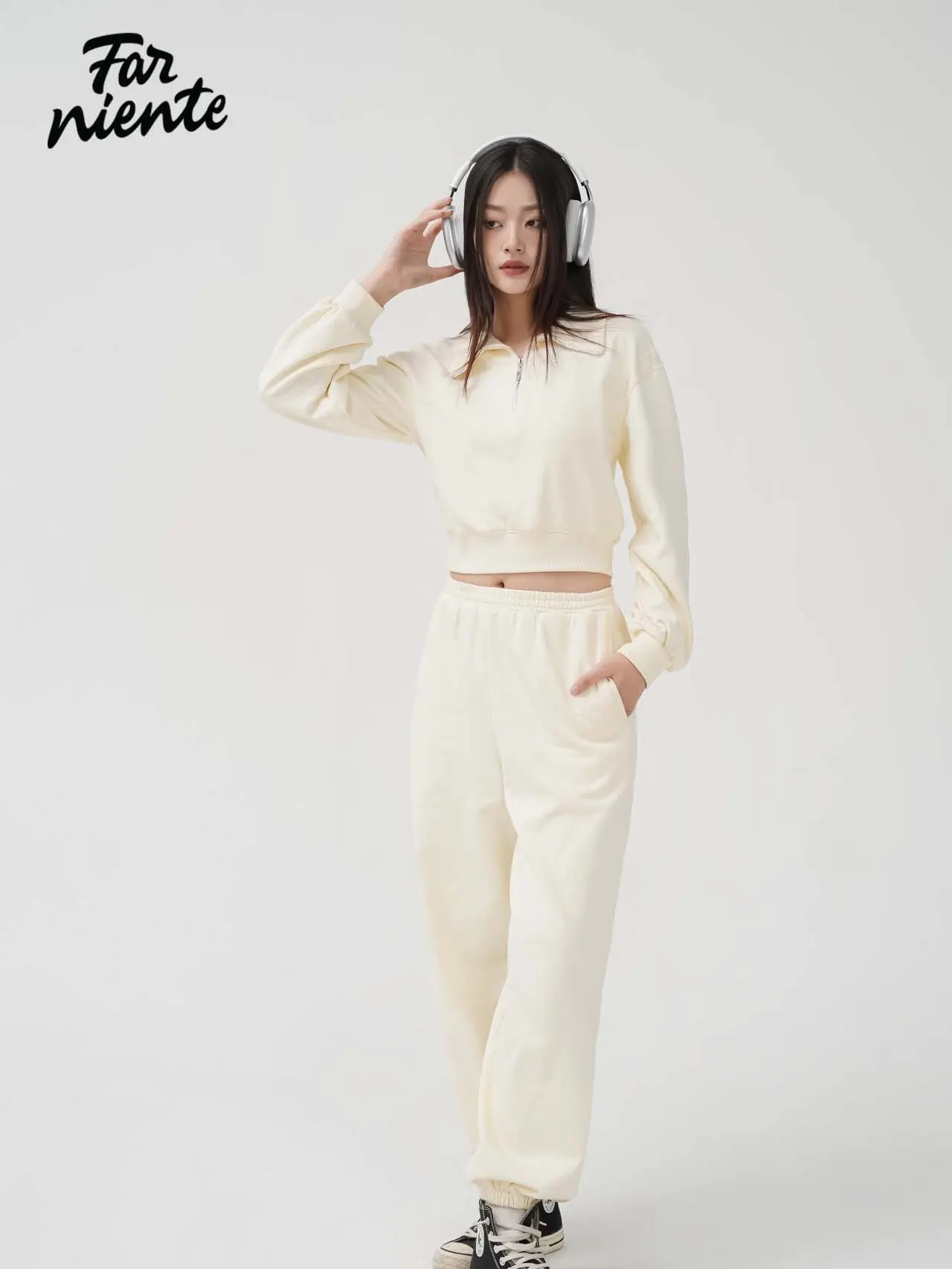 [FarNiente Clothing] Be You set bộ nỉ + Set phong cách Năng động + Hiện đại Nữ Women bộ quần jogger  nữ