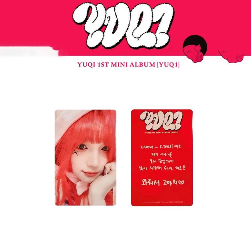 Product Introduction of Thẻ Ảnh YUQ1, Mini Album YUQI Đầu Tiên, (G) Tôi thích, Đĩa Đơn Yuqi, Thẻ Ảnh Soundwave Ktown4u 20