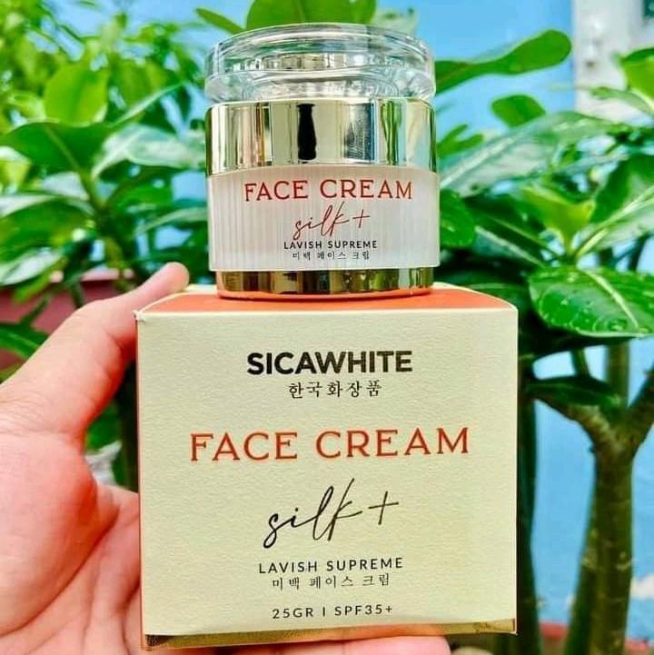 [TẶNG 1 NẠ DƯỠNG DA] Kem Lụa Sica 25gr Tinh Chất Trứng Cá Tầm Vàng, Nghệ Saffron, hỗ trợ dưỡng da