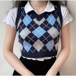 Rompi Rajut Wanita DIAMOND All Size/Rompi wanita Korean style