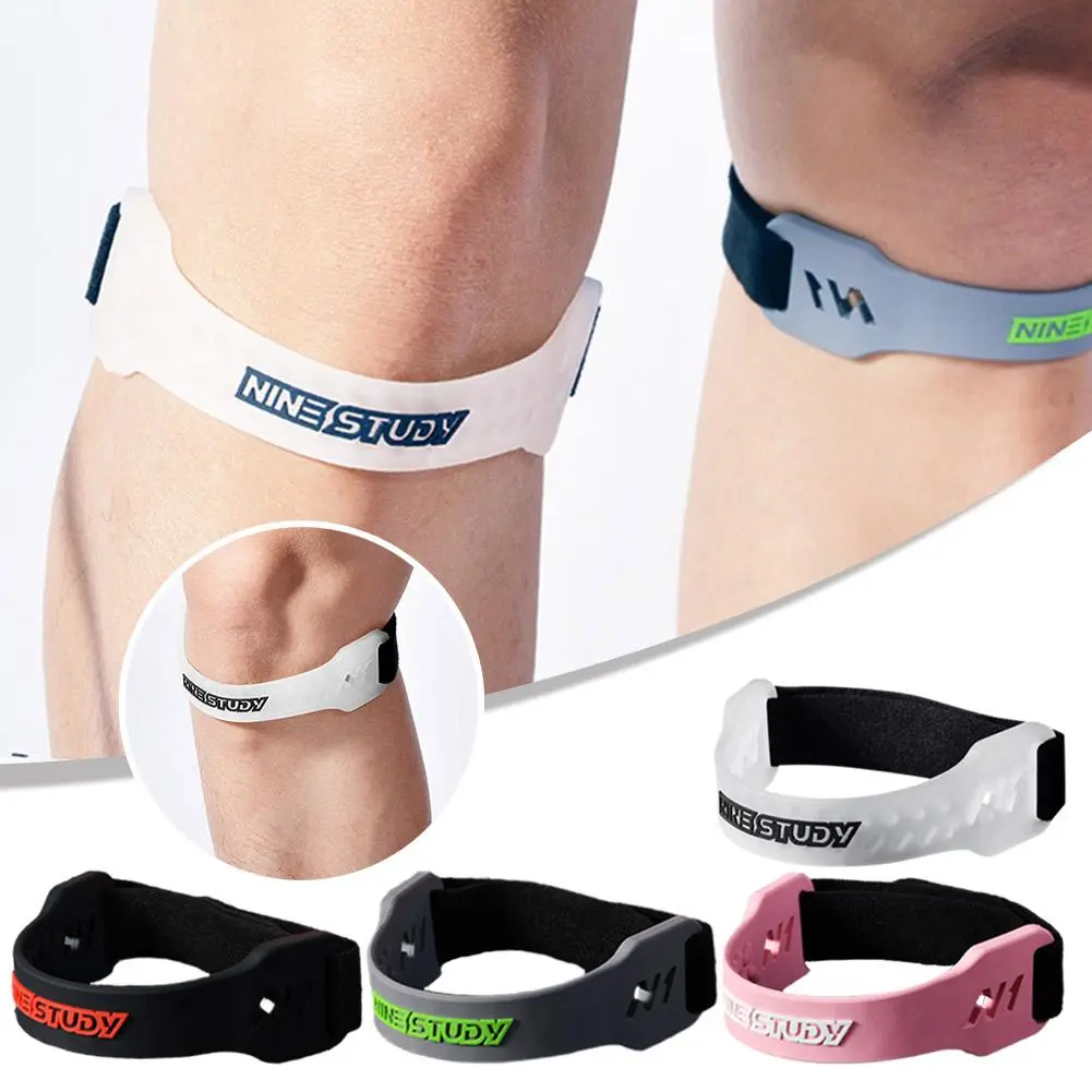 PVC Patellar Strap Belt Knee Force Belt Patella Protection Outdoor Basketball Tennis Badminton Knee Sports Protection
