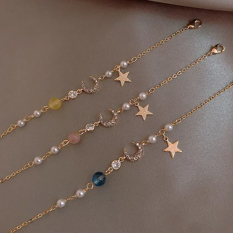 Vòng Tay Xingyue, Thiết Kế Đặc Biệt Phong Cách Instagram, Cao Cấp, Thích Hợp Cho Bé Gái Và Bạn Gái, Phong Cách Hàn Quốc, Cá Tính, Thích Hợp Cho Học Sinh, Tối Giản, Phong Cách Mori Phụ Kiện Bracelet