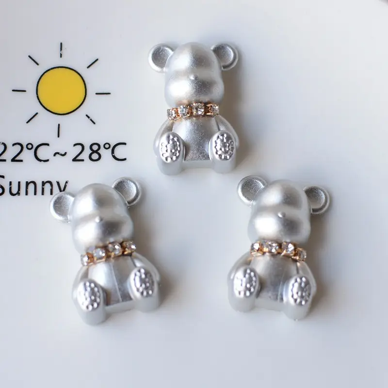 JIBBITZ, STICKER, CHARM GẤU THỎ CUTE TRANG TRÍ DÉP SỤC (ĐÃ GỒM NÚT GẮN) 1