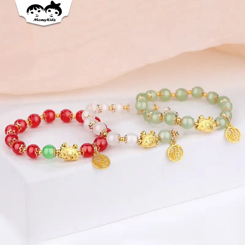 COD Gelang Keberuntungan Motif Naga Bracelet Dragon  Pria & Wanita GLG06 0