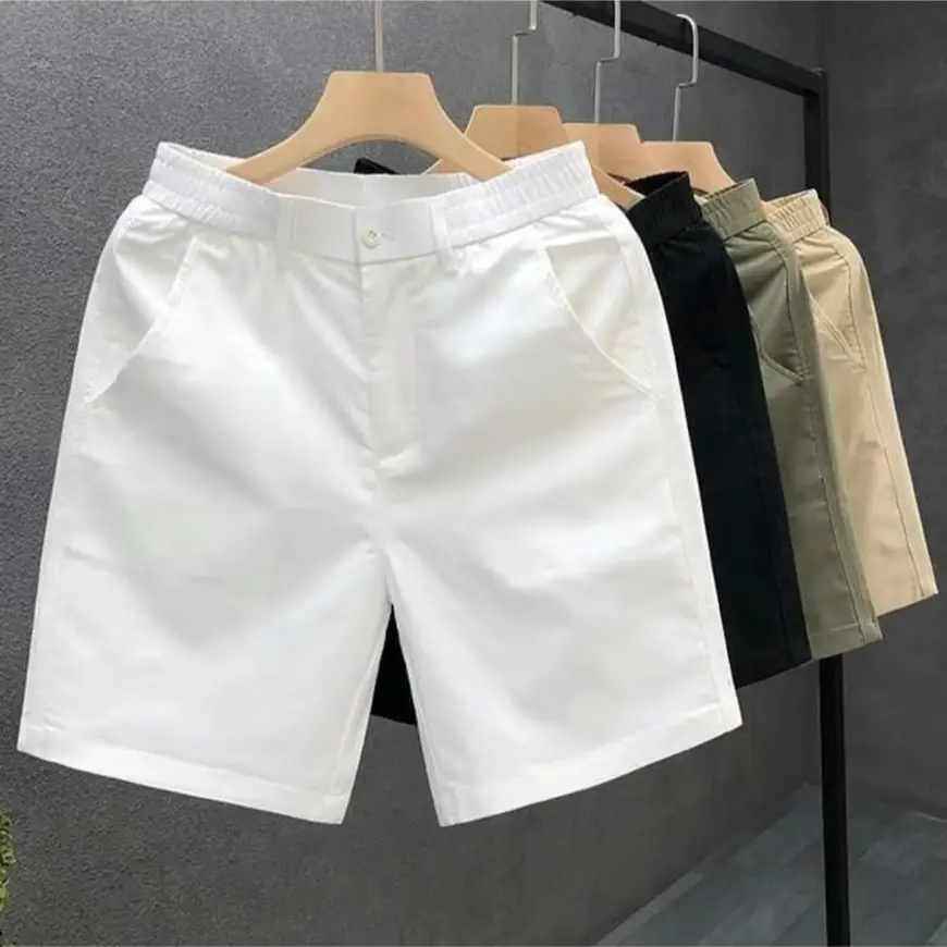Quần sort nam chất liệu kaki gió mỏng 6 màu. Menswear Có Túi short