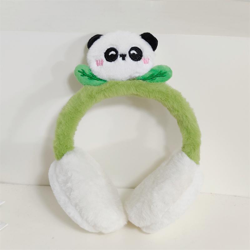 Product Introduction of Plush Hairband Cartoon Panda Claw Clip Updos Hair Clip Girl Kids Ponytail Holder 13MC 10