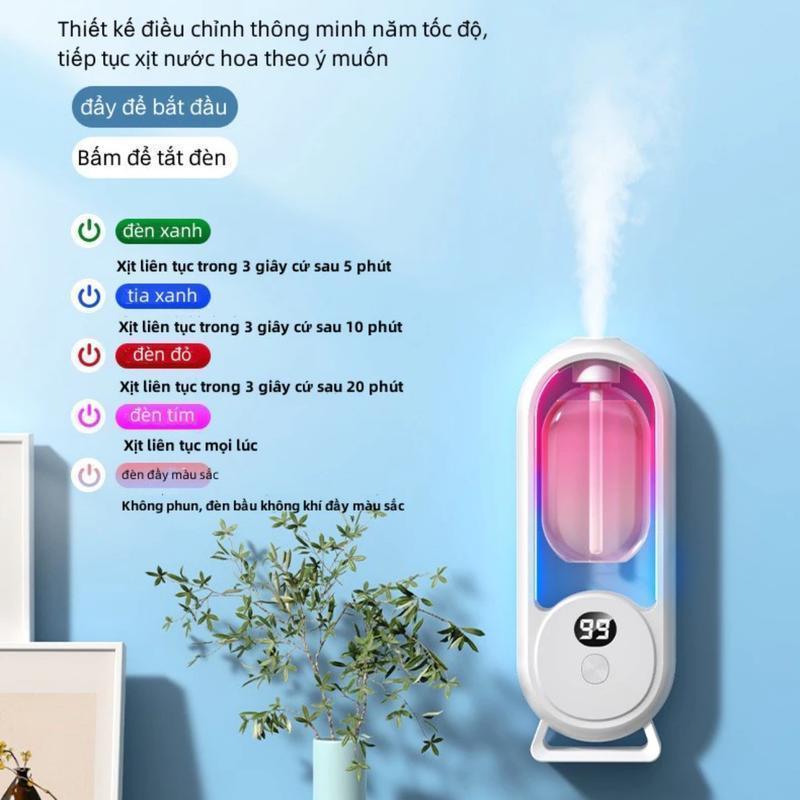 Product Introduction of Máy Xịt Thơm Phòng Tự Động,5 Mùi Hương Thiên Nhiên,máy tạo độ ẩm,nước hoa,Khử mùi,máy xông tinh dầu phòng ngủ Phun Sương Tạo Độ Ẩm Máy Khuếch Tán Tinh Dầu, Pin Sạc Phun Tinh Dầu 17