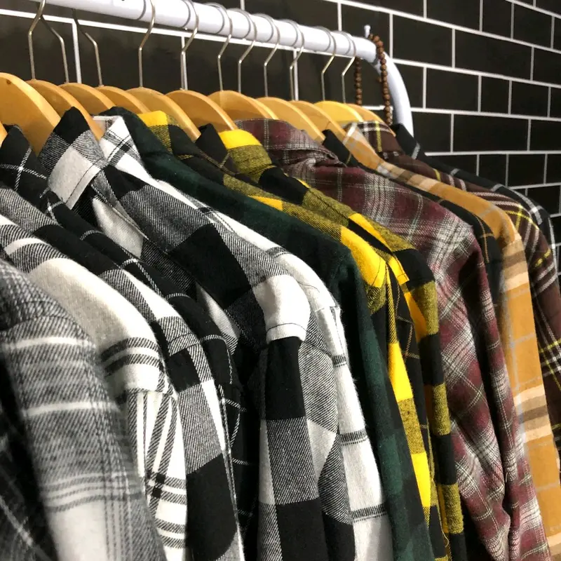 kemeja flanel Lengan psnjangwanita distro Quality 1
