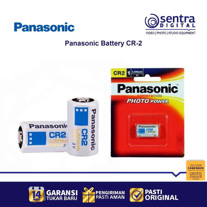 Gambar Panasonic Battery CR-2 / baterai CR2 dari Sentra Digital Kota Surabaya 3 Tokopedia