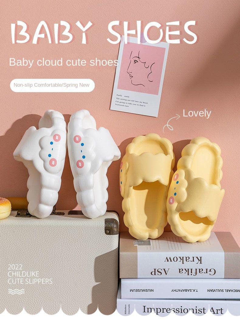 Product Introduction of Girls' Four Seasons Children's Slippers 2025 New Parent-Child Sandals Outdoor Wear Cartoon Cute Slippers Boys 2