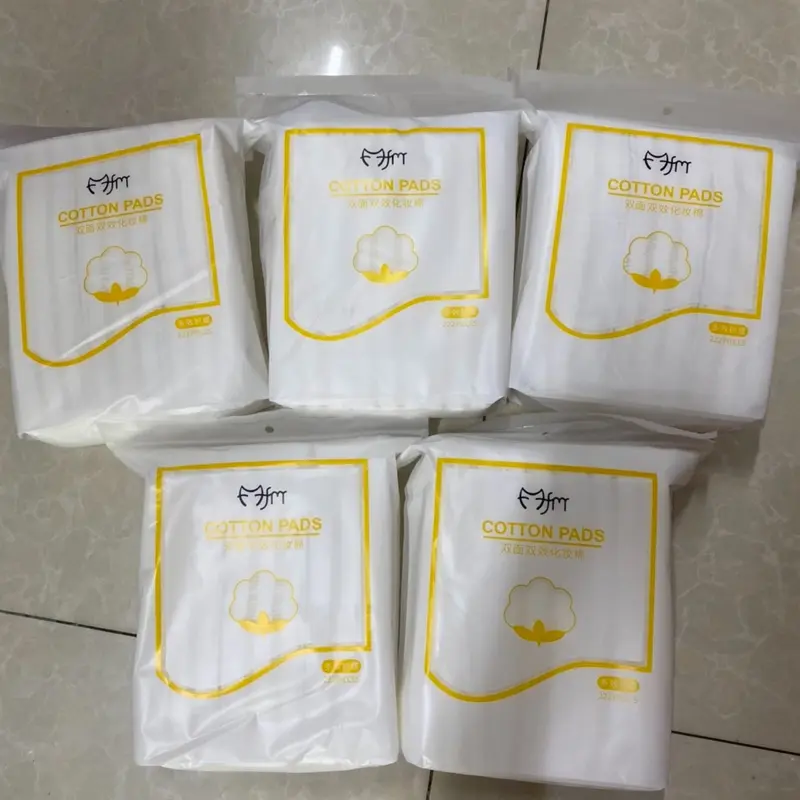 Combo 5 bịch bông tẩy trang cotton pads 222 miếng 1