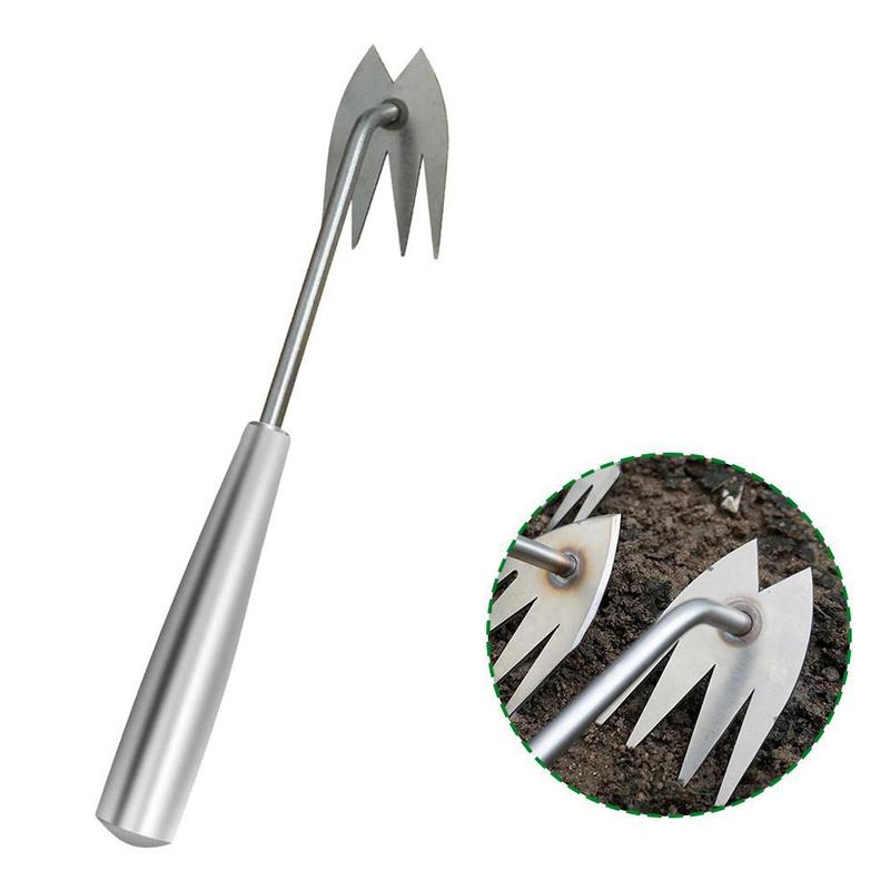 Weeding And Rooting Tool Steel 4/6 Tooth Weeder Root Hoe Too - TikTok ...