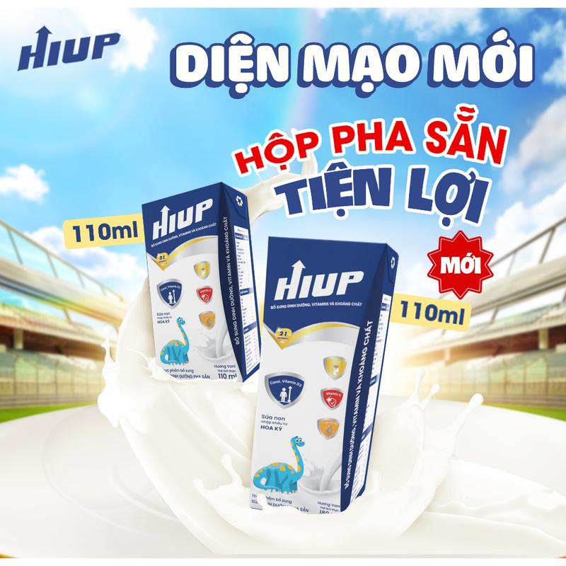Thùng 48 hộp ( 110ml ) Sữa nước Hiup tăng chiều cao cho bé từ 2-15t