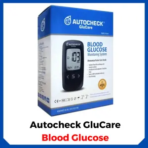 Alat autocheck glucare / alat cek gula darah / blood glucose +10 strip