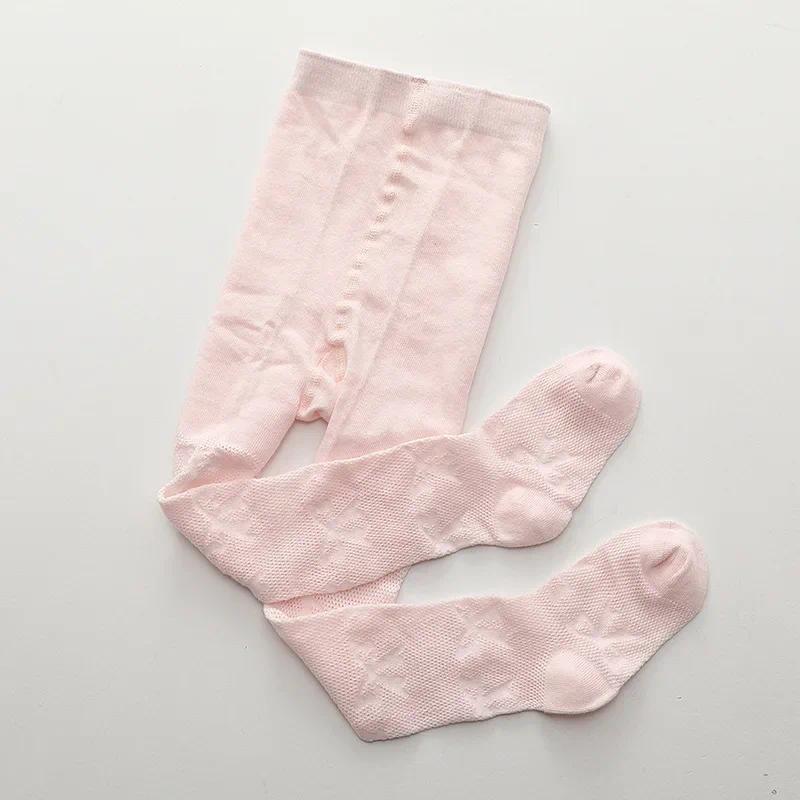 Product Introduction of New Baby Girl Spring Summer Pantyhose Knitted Cotton Children Tights Thin Breathable Infant Toddler Stockings Kids Accessories 26