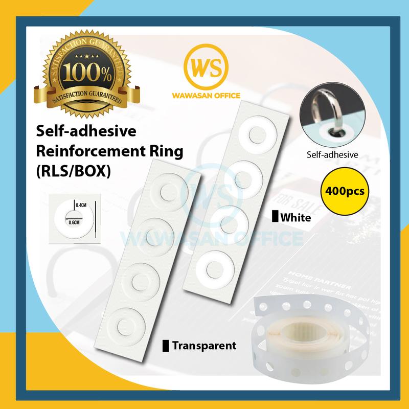 Transparent Reinforcement Rings Reinforcement Ring / Ring Sticker - Transparent / White (400pcs/Box ...