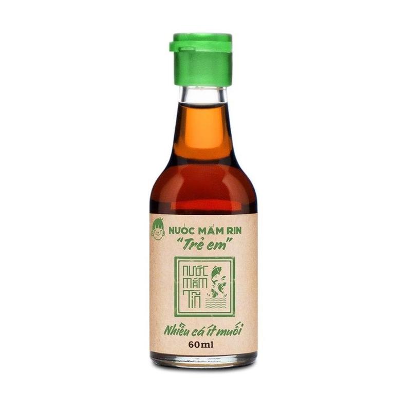 [1 chai] Nước mắm Tĩn trẻ em cho bé ăn dặm độ đạm 42N 60ML nhiều cá ít muối 4
