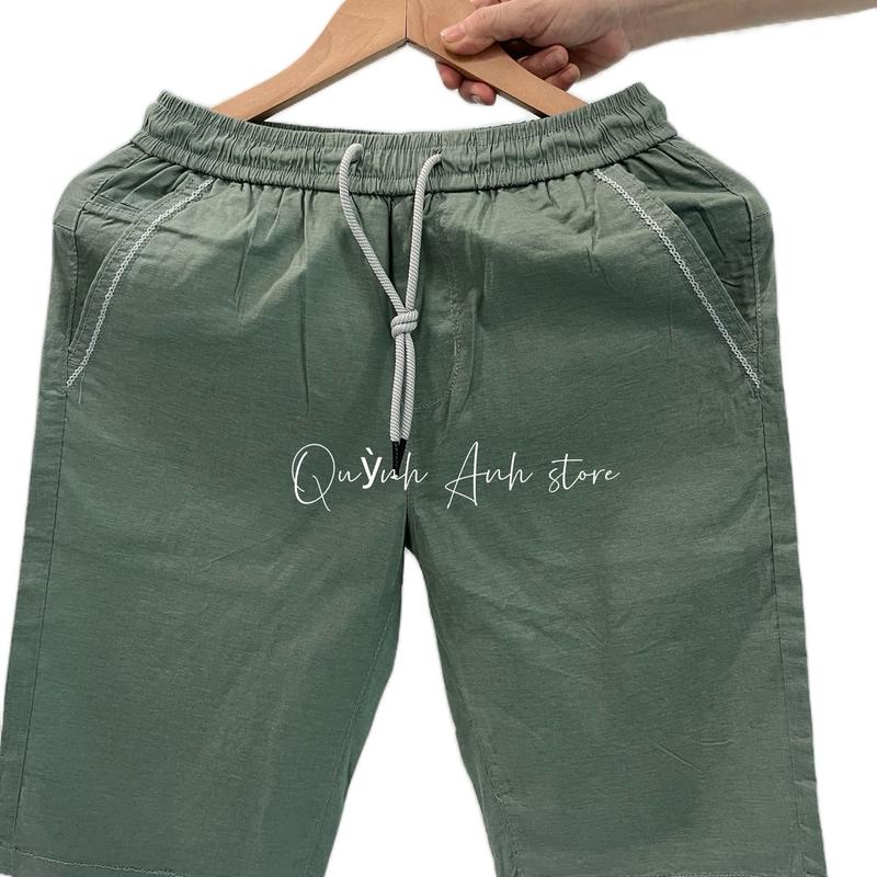 Quần short chất kaki đũi cạp chun có dây rút 1