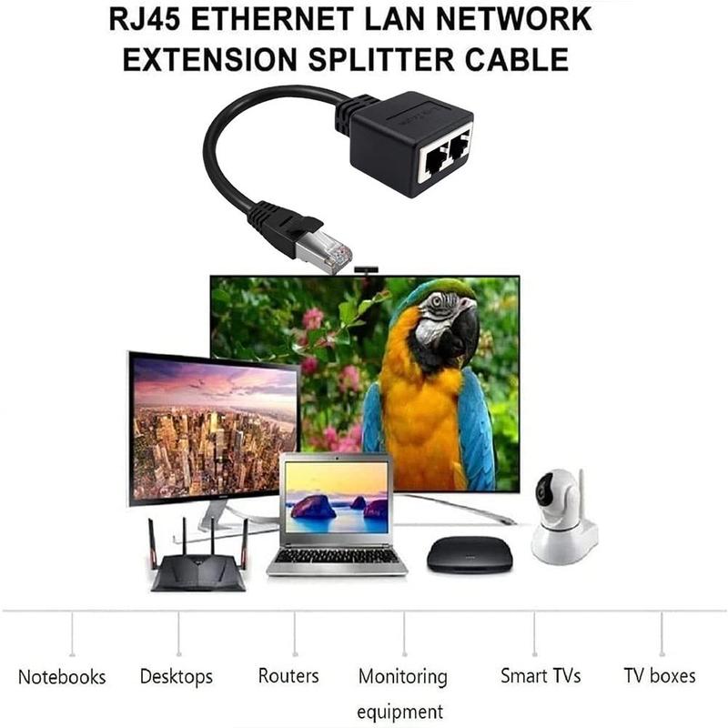 Product Introduction of Ethernet Splitter RJ45 1 Male To 2 Female LAN Ethernet Splitter Cable M6L0 20