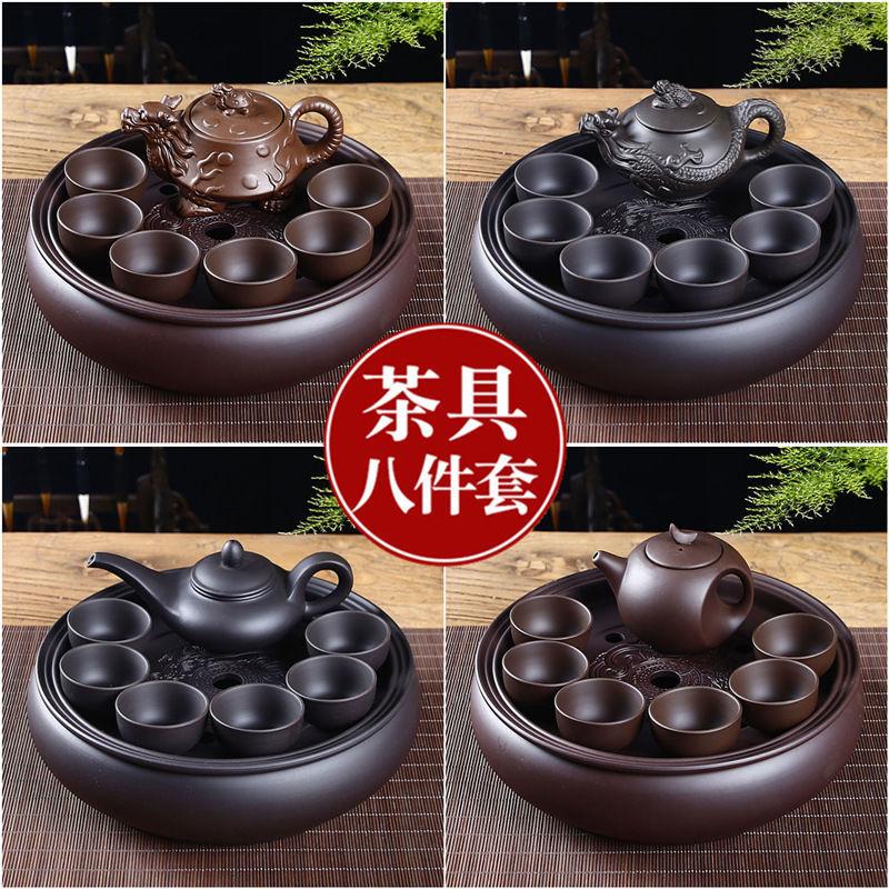 Product Introduction of Bộ Ấm Trà Kung Fu Bằng Tách Trà Tử Sa, Dành Cho Sử Dụng Tại Nhà Và Văn Phòng, Bộ Pha Trà Đơn Giản, Có Khay Trà Bằng Gốm, Ấm Trà, Cốc Trà Đi Kèm bộ  pha  matcha bộ  ấm  chén  biết  bay  nguyễn  văn  nghĩa 1