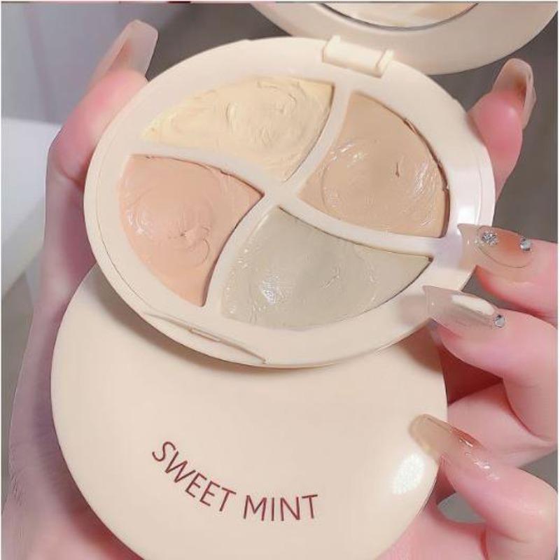 Khay 4 màu Kem che khuyết điểm SWEET MINT – Dễ bôi, độ che phủ tốt, chông thấm…