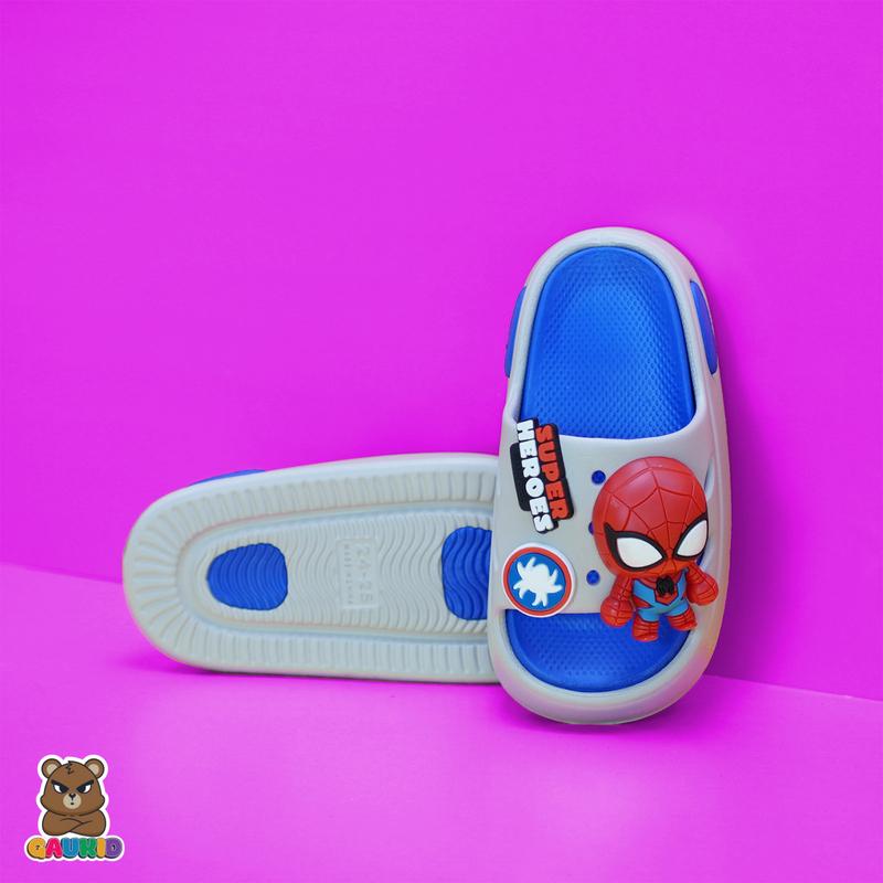 Dép Bánh Mì Spiderman GAUKID-G16 - Đế Siêu Dày, Êm, Chống Trơn Trượt 8