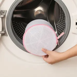 [BISA COD]Keranjang Cucian Pakaian Dalam Keranjang Laundry Jaring Mesin Cuci Untuk Bra dan CD