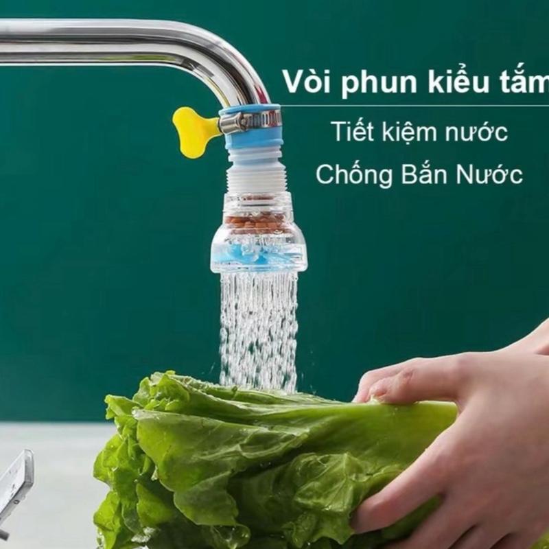 Vòi Lọc Nước  Rửa Bát Tăng Áp Xoay 360 Độ Có Thể Kéo Dài Chống Bắn 6