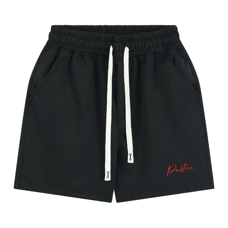 ( COMBO 2 QUẦN SHORT THÊU PN.STORE ) nam dáng trên gối  chất liệu nỉ 2 da co giãn tốt, lên form chuẩn, không bai xù menswear 5