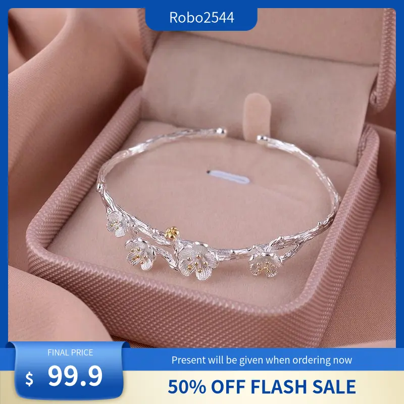 Vòng Tay Bạc Sterling S925, Dành Cho Học Sinh Nữ, Phong Cách Mori Tươi Mới Đơn Giản, Vòng Tay Cờ Lê Độ Phản Xạ Dễ Phối Đồ Thích Hợp Làm Quà Tặng Cho Bạn Gái, Vòng Tay Cổ Điển