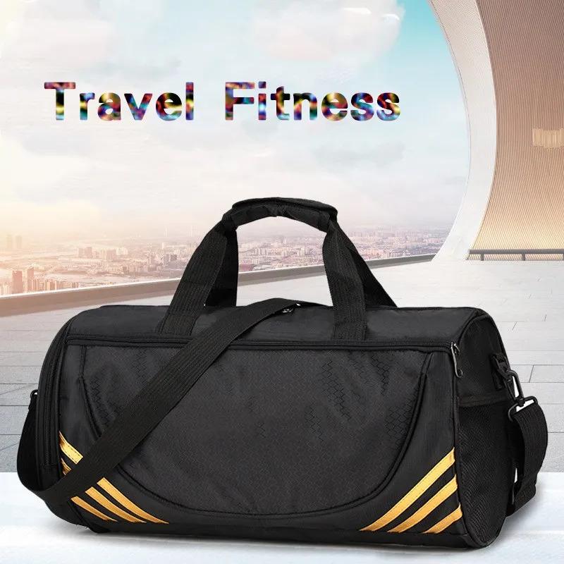 Product Introduction of Waterproof Gym Bag with Shoe Compartment, Yoga Sports Bag, Cylindrical Fitness Travel Bags, Large Capacity, Single Shoulder Back 18