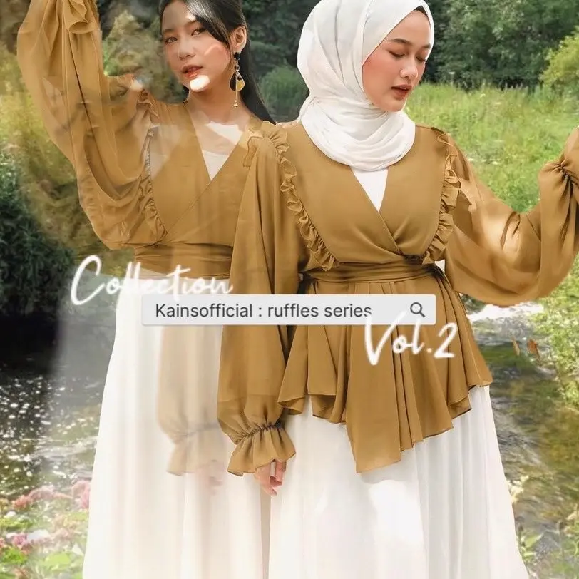 Kainsofficial | Pretty ruffle outer