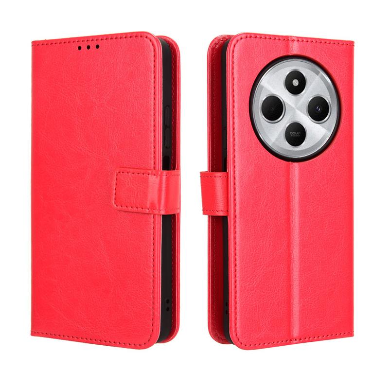 Ốp Cho Xiaomi Redmi 14C 4G Ví Lật Da PU Từ Tính Ốp Redmi 14C 4G Giá Chân Đế Điện Thoại Ốp Lưng 7