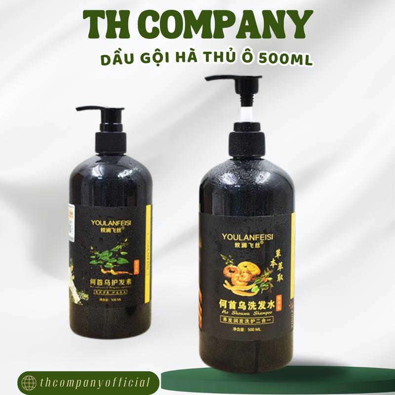 Dầu Gội Hà Thủ Ô Linh Chi Chai 500ml - Dưỡng Tóc Nang Cân Bằng Nội Tiết Da Đầu Ngăn Ngừa Tóc Gãy Rụng Phục Hồi Tóc Hư Tổn
