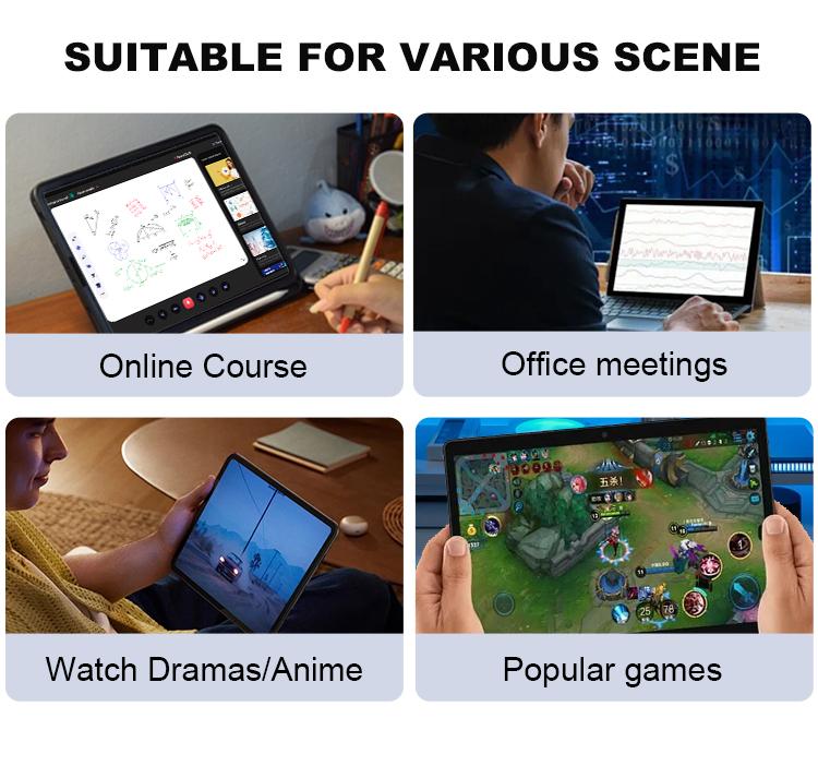 Product Introduction of SUXI MEGA-98K Tablet 20GB(6G+14G) RAM 128GB ROM, 11.97 inch 2K Large Screen , Unisoc T615 Processor,  Android 15 WIFI version Network, Front 5MP rear 13MP Camera, 8000mAh Tablet 22