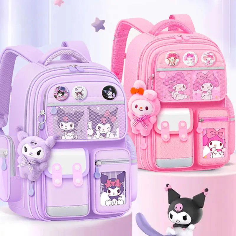Cặp Sách Nữ Tiểu Học Melody Clow M Cinnamoroll Babycinnamoroll, Ba Lô, Phong Cách Công Chúa, Dễ Thương, Bán Chạy 5