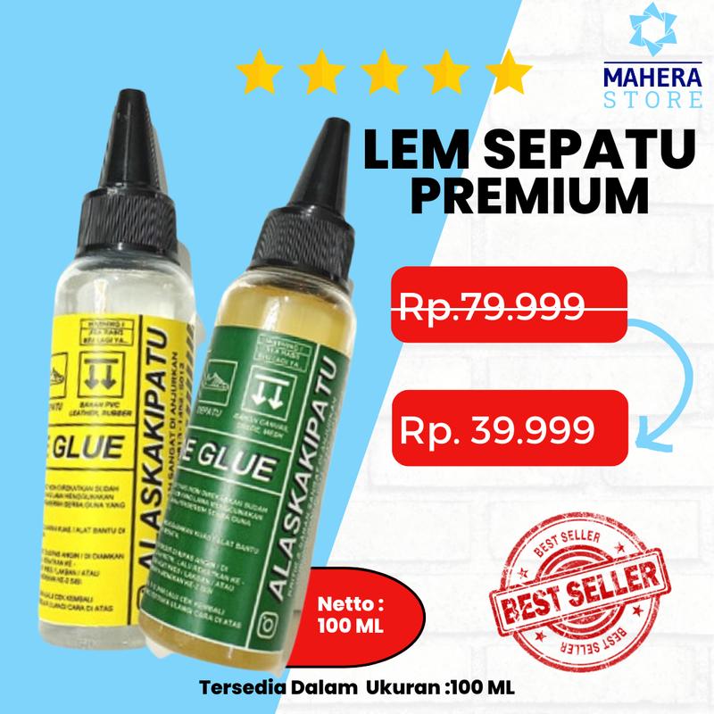 Product Introduction of (PROMO) LEM SEPATU SANDAL SUPER REKAT 100ml LEM SUPER REKAT PREMIUM 100% ORIGINAL / Lem Sepatu Sandal Super Kuat Tahan Air 8