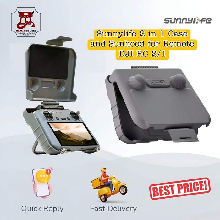 Gambar Sunnylife 2 in 1 Protective Case and Sunhood for DJI Remote RC 2 / 1 Sunshade DJI Neo 2 Mavic Mini Air 3 dari Devil Store Indonesia Kota Administrasi Jakarta Utara Tokopedia