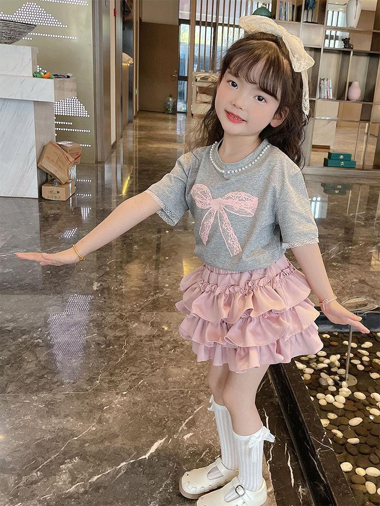 Product Introduction of 2024 Váy ngắn cho bé gái Mùa hè mới thời trang cho trẻ em Công chúa Pettiskirt Cô gái nhỏ Váy thanh lịch ngọt ngào Váy bánh mới 10