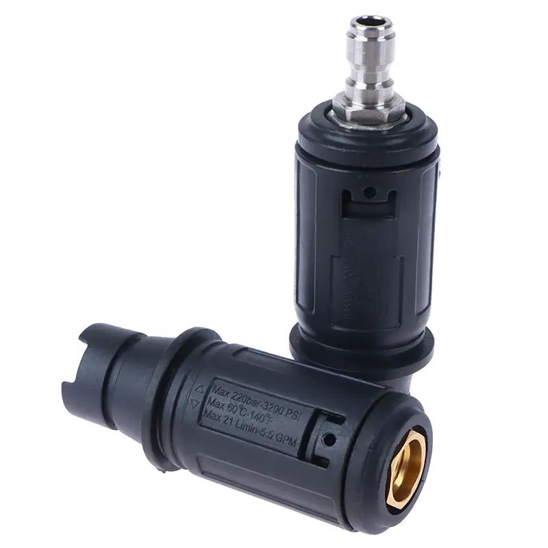 Vòi phun rửa áp lực cao, kết nối nhanh, 1 / 4inch, có thể điều chỉnh góc phun, với ren bên trong, thích hợp cho máy phun thuốc